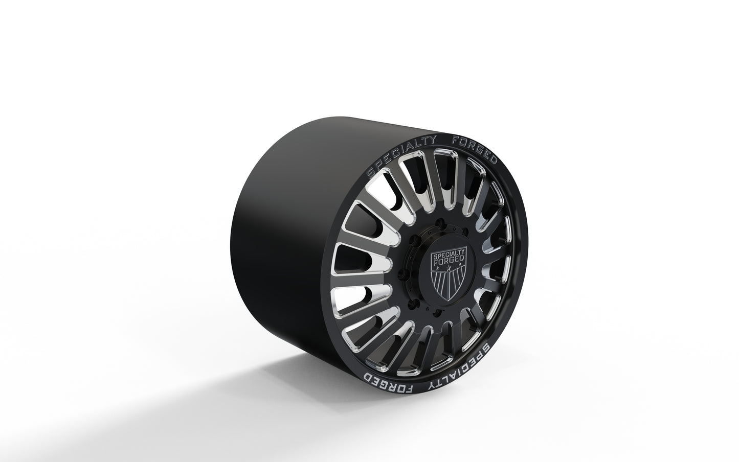 STL FILE FRONT SPECIALITY FORGED D019 DUALLY WHEEL 3D MODEL - ARTISTIT