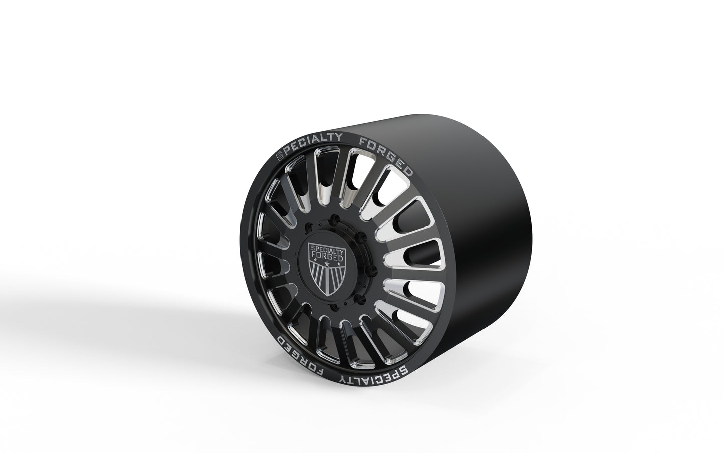 STL FILE FRONT SPECIALITY FORGED D019 DUALLY WHEEL 3D MODEL - ARTISTIT