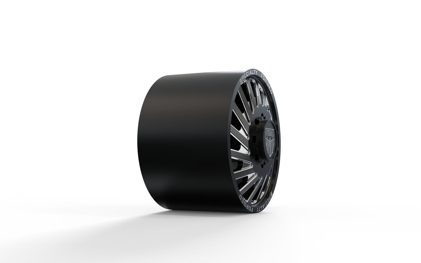 STL FILE FRONT SPECIALITY FORGED D021 DUALLY WHEEL 3D MODEL - ARTISTIT