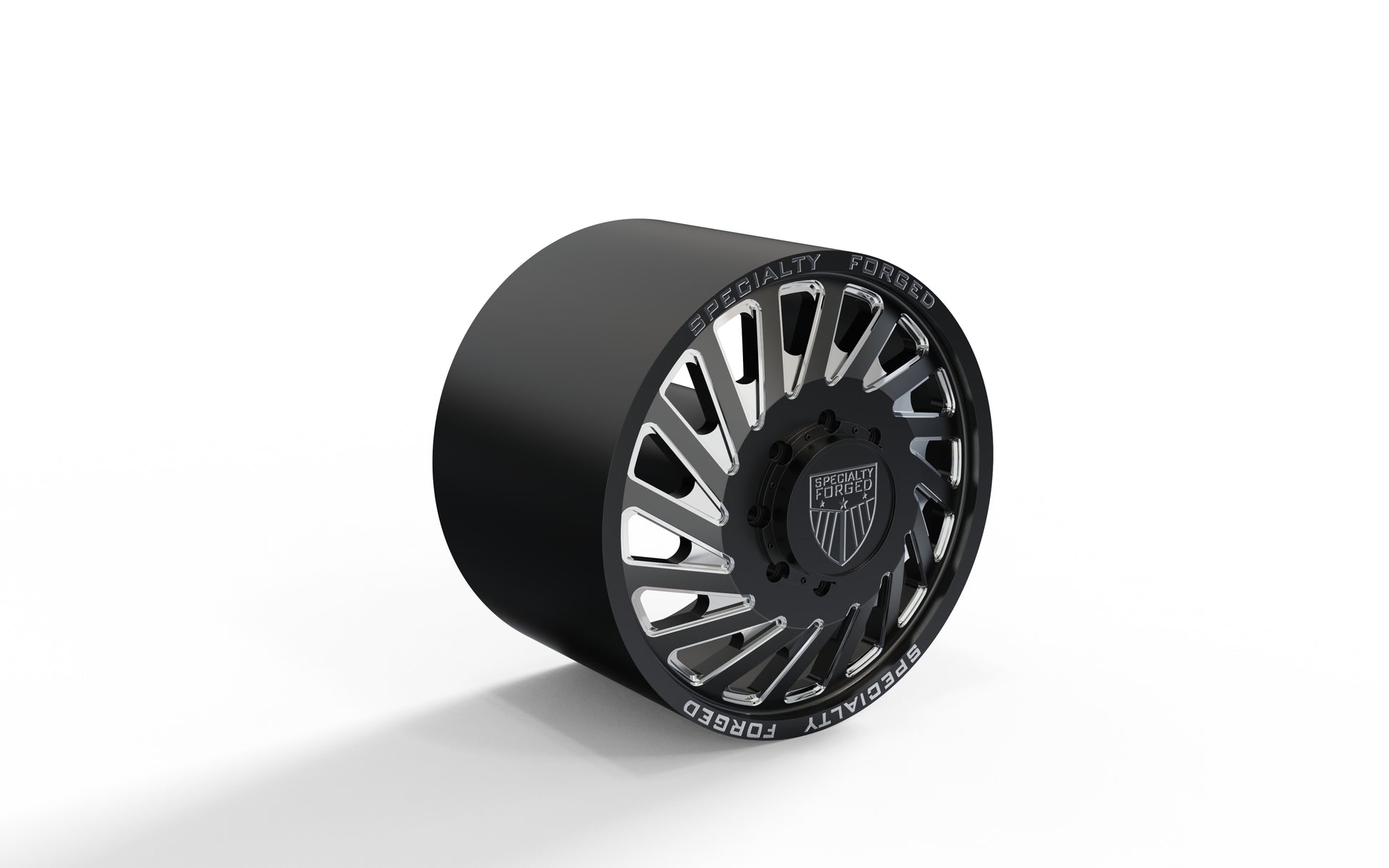 STL FILE FRONT SPECIALITY FORGED D021 DUALLY WHEEL 3D MODEL - ARTISTIT