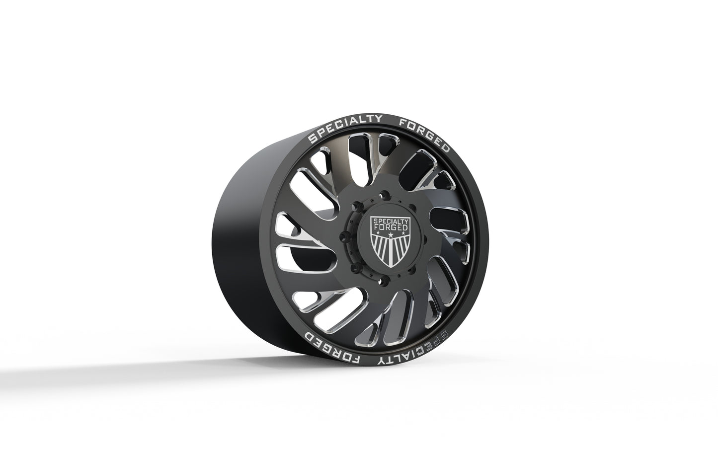 STL FILE FRONT SPECIALITY FORGED D022 DUALLY WHEEL 3D MODEL - ARTISTIT