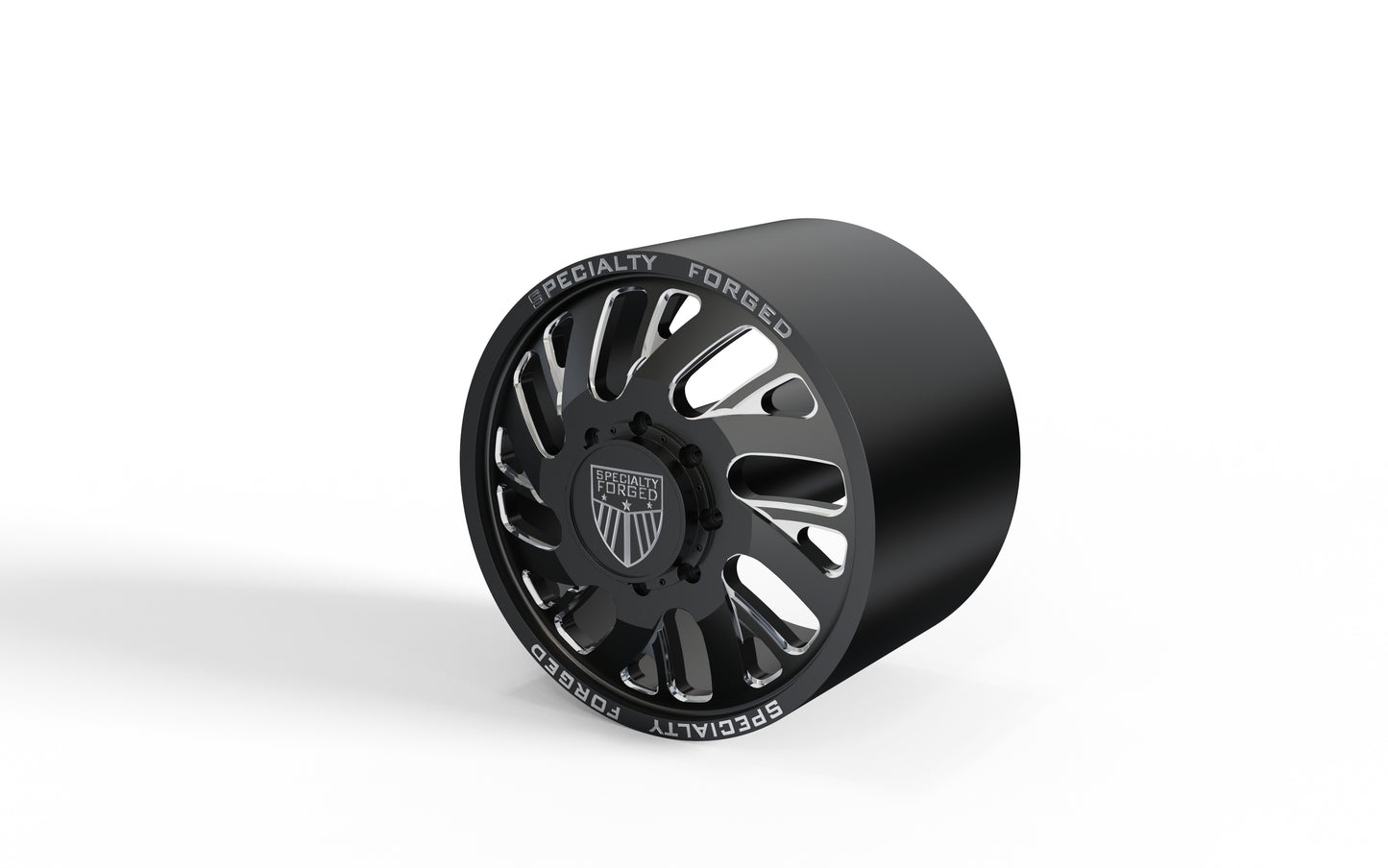 STL FILE FRONT SPECIALITY FORGED D022 DUALLY WHEEL 3D MODEL - ARTISTIT