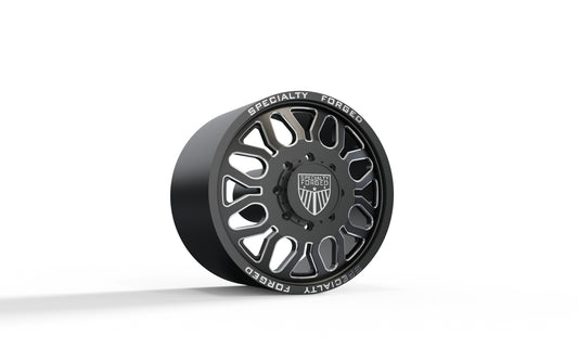 STL FILE FRONT SPECIALITY FORGED D023 DUALLY WHEEL 3D MODEL - ARTISTIT