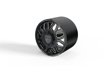 STL FILE FRONT SPECIALITY FORGED D023 DUALLY WHEEL 3D MODEL - ARTISTIT