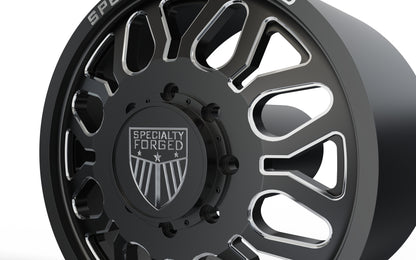 STL FILE FRONT SPECIALITY FORGED D023 DUALLY WHEEL 3D MODEL - ARTISTIT