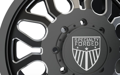 STL FILE FRONT SPECIALITY FORGED D023 DUALLY WHEEL 3D MODEL - ARTISTIT