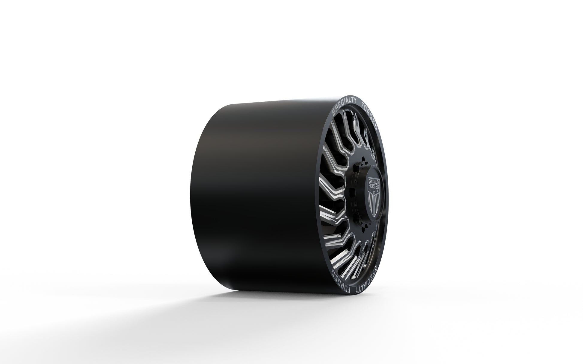 STL FILE FRONT SPECIALITY FORGED D024 DUALLY WHEEL 3D MODEL - ARTISTIT