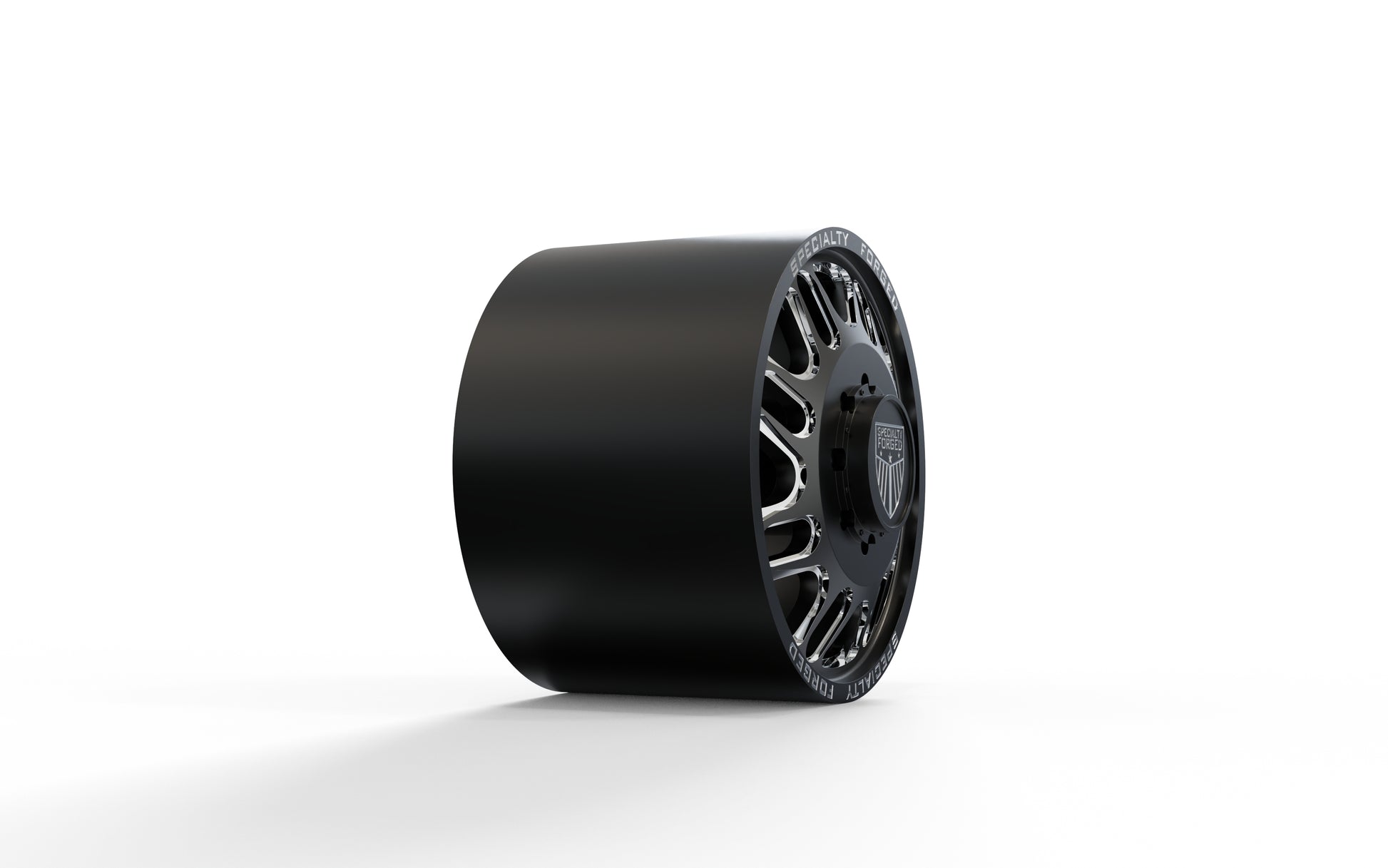 STL FILE FRONT SPECIALITY FORGED D027 DUALLY WHEEL 3D MODEL - ARTISTIT