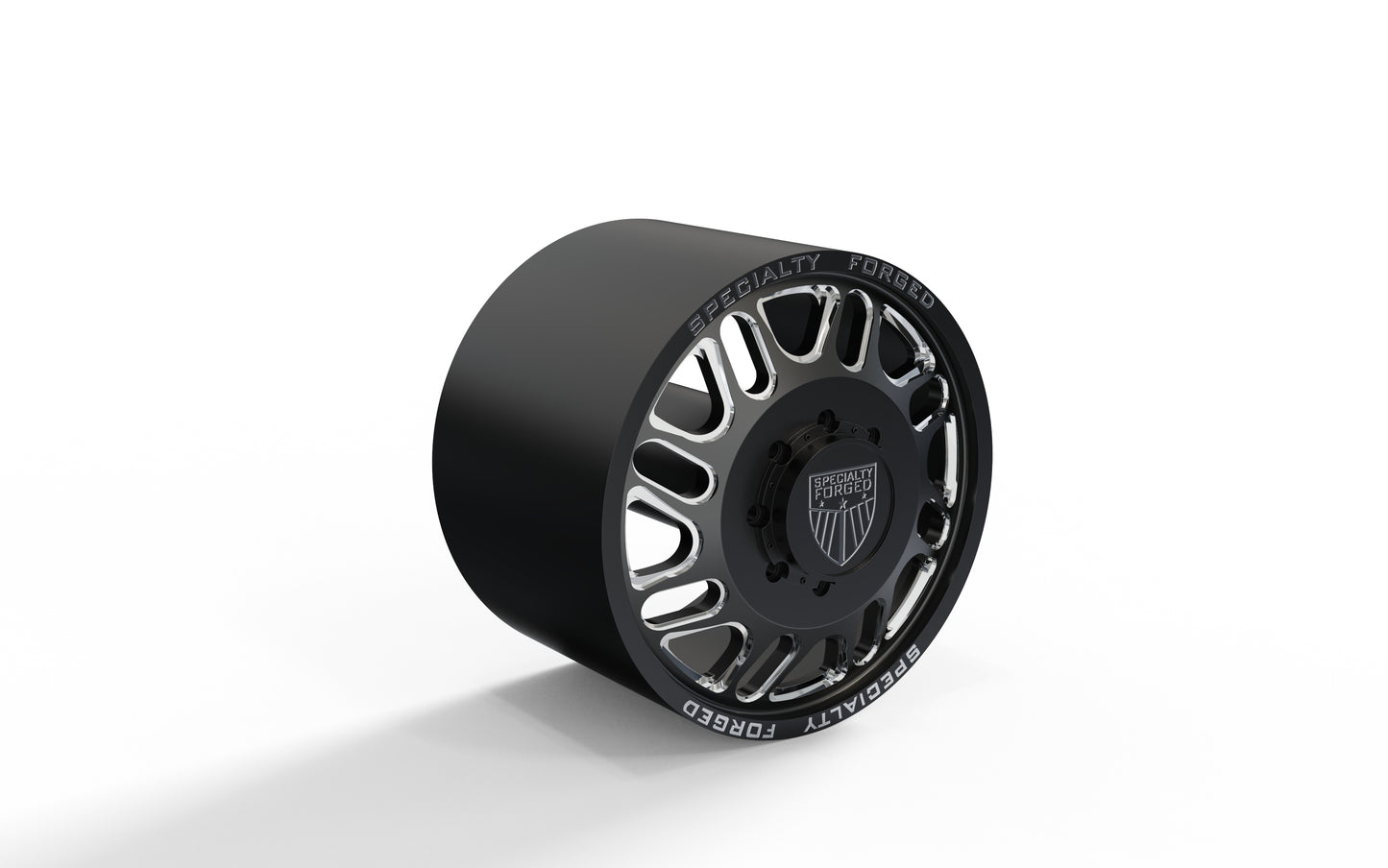 STL FILE FRONT SPECIALITY FORGED D027 DUALLY WHEEL 3D MODEL - ARTISTIT