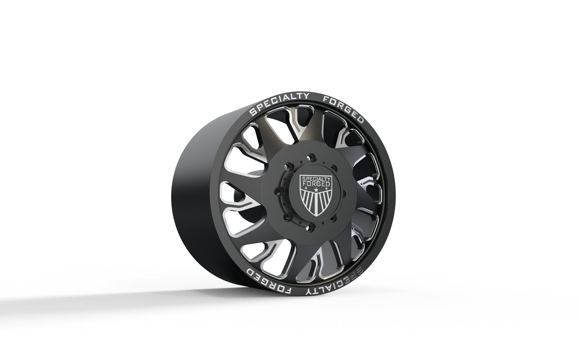 STL FILE FRONT SPECIALITY FORGED D033 DUALLY WHEEL 3D MODEL - ARTISTIT