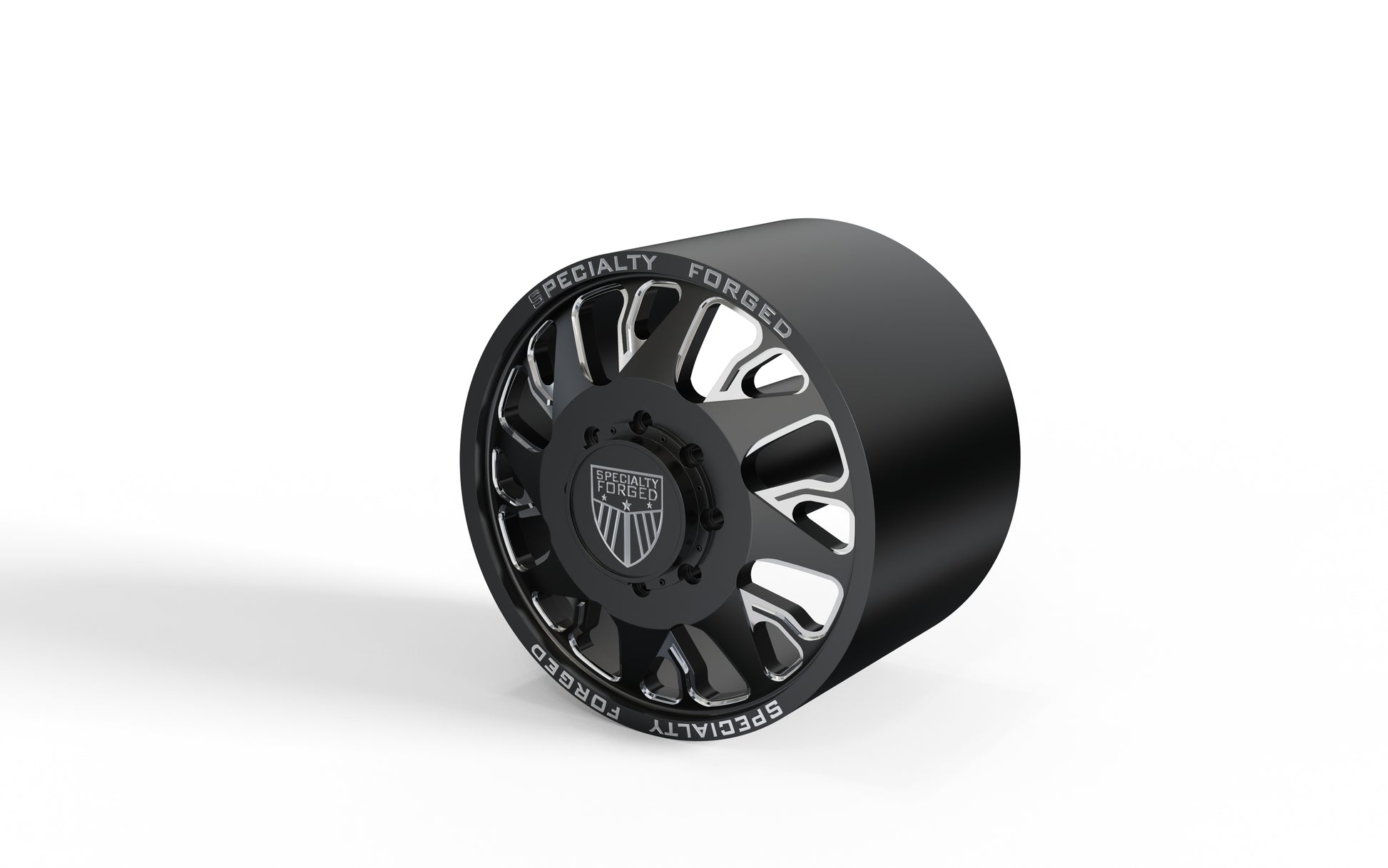 STL FILE FRONT SPECIALITY FORGED D033 DUALLY WHEEL 3D MODEL - ARTISTIT