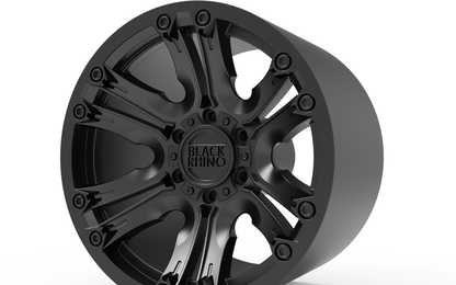 STL FILE BLACK RHINO Asagai WHEEL 3D MODEL - ARTISTIT