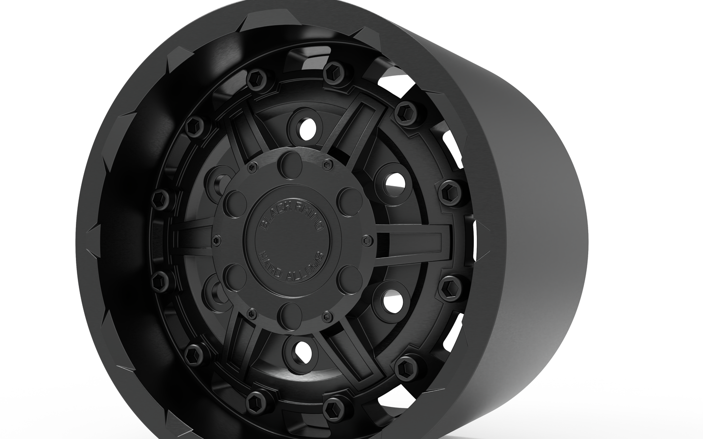 STL FILE BLACK RHINO REAR Destroyer WHEEL 3D MODEL - ARTISTIT