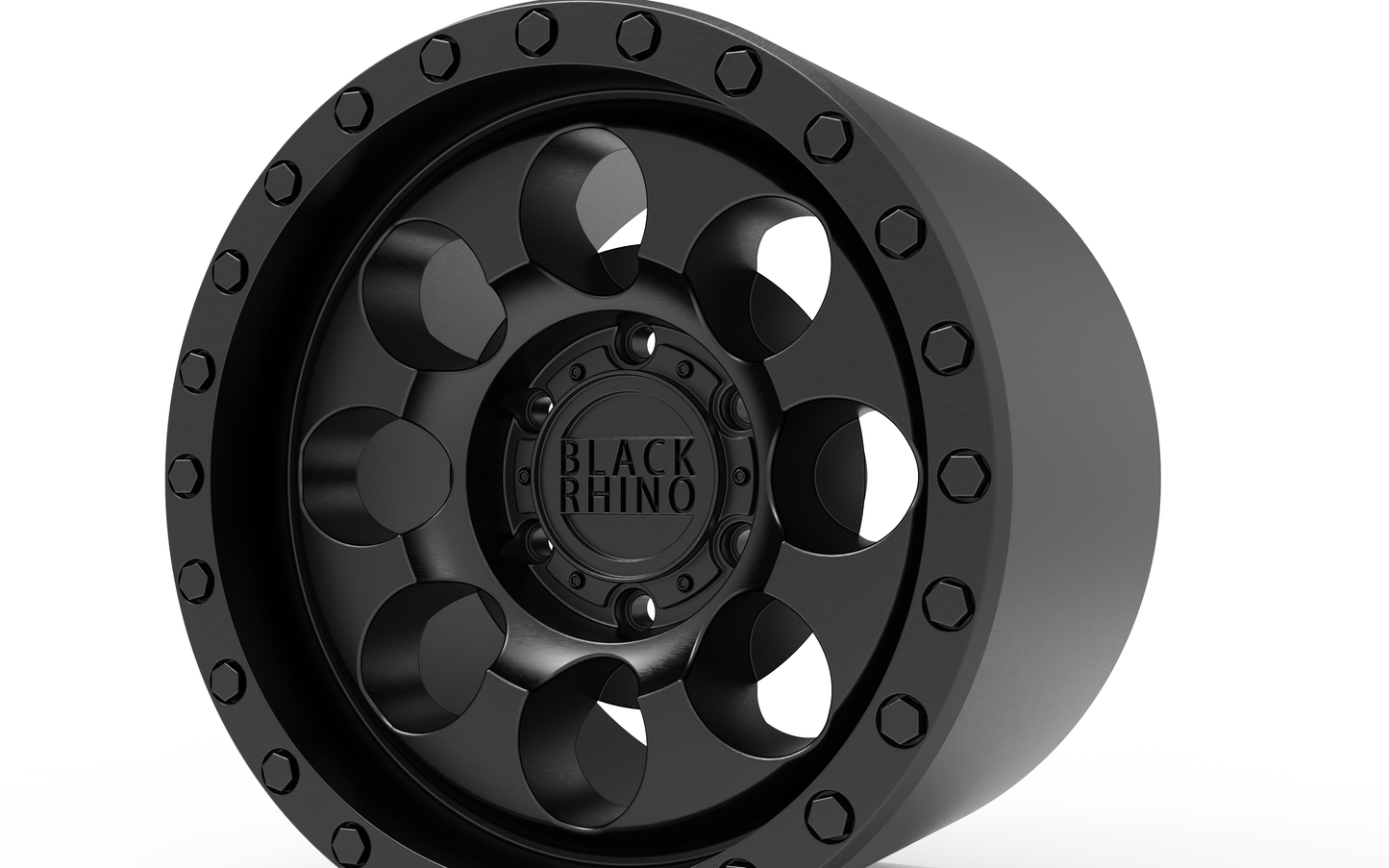 STL FILE BLACK RHINO Riot Beadlock v2 WHEEL 3D MODEL - ARTISTIT