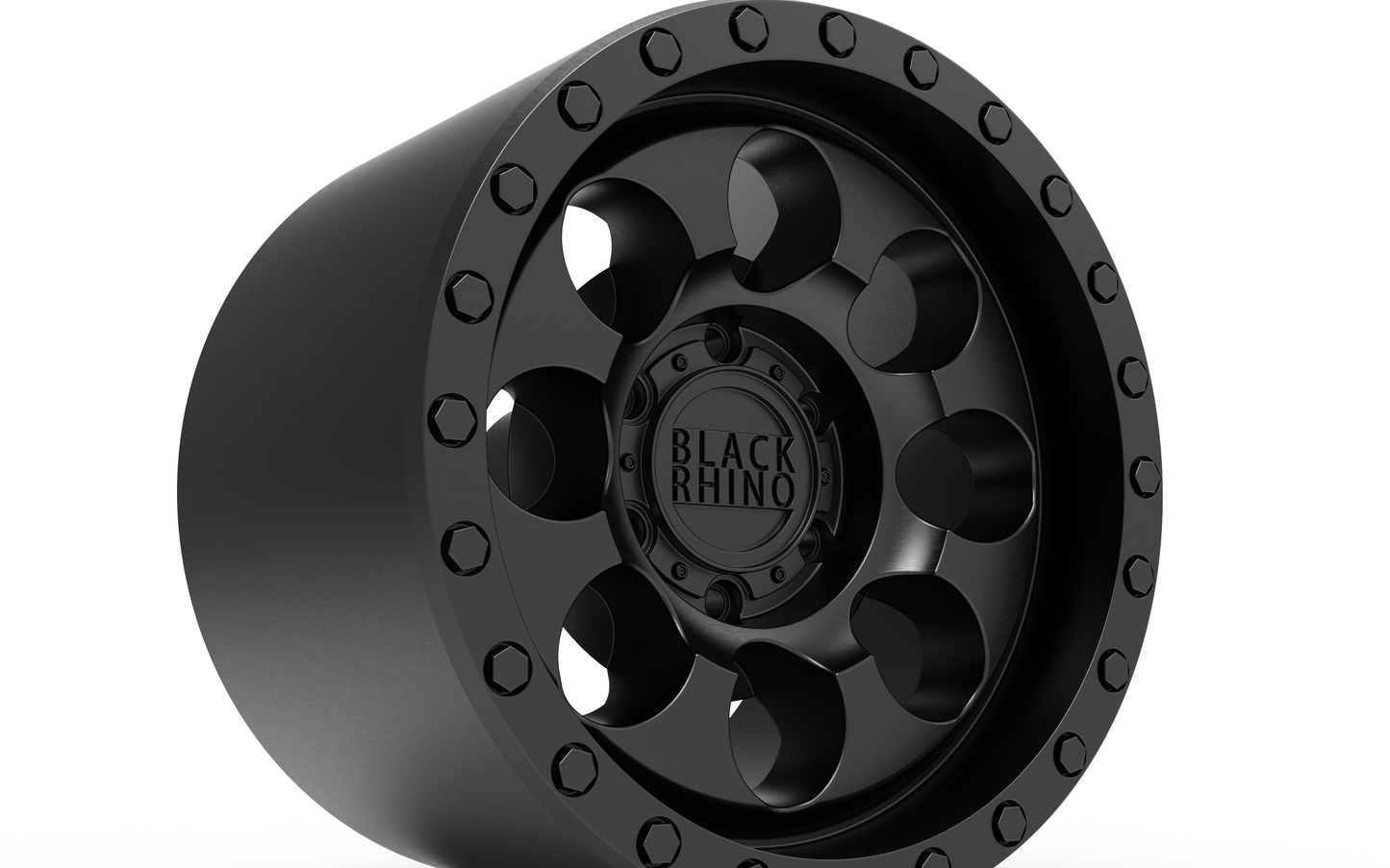 STL FILE BLACK RHINO Riot Beadlock v2 WHEEL 3D MODEL - ARTISTIT