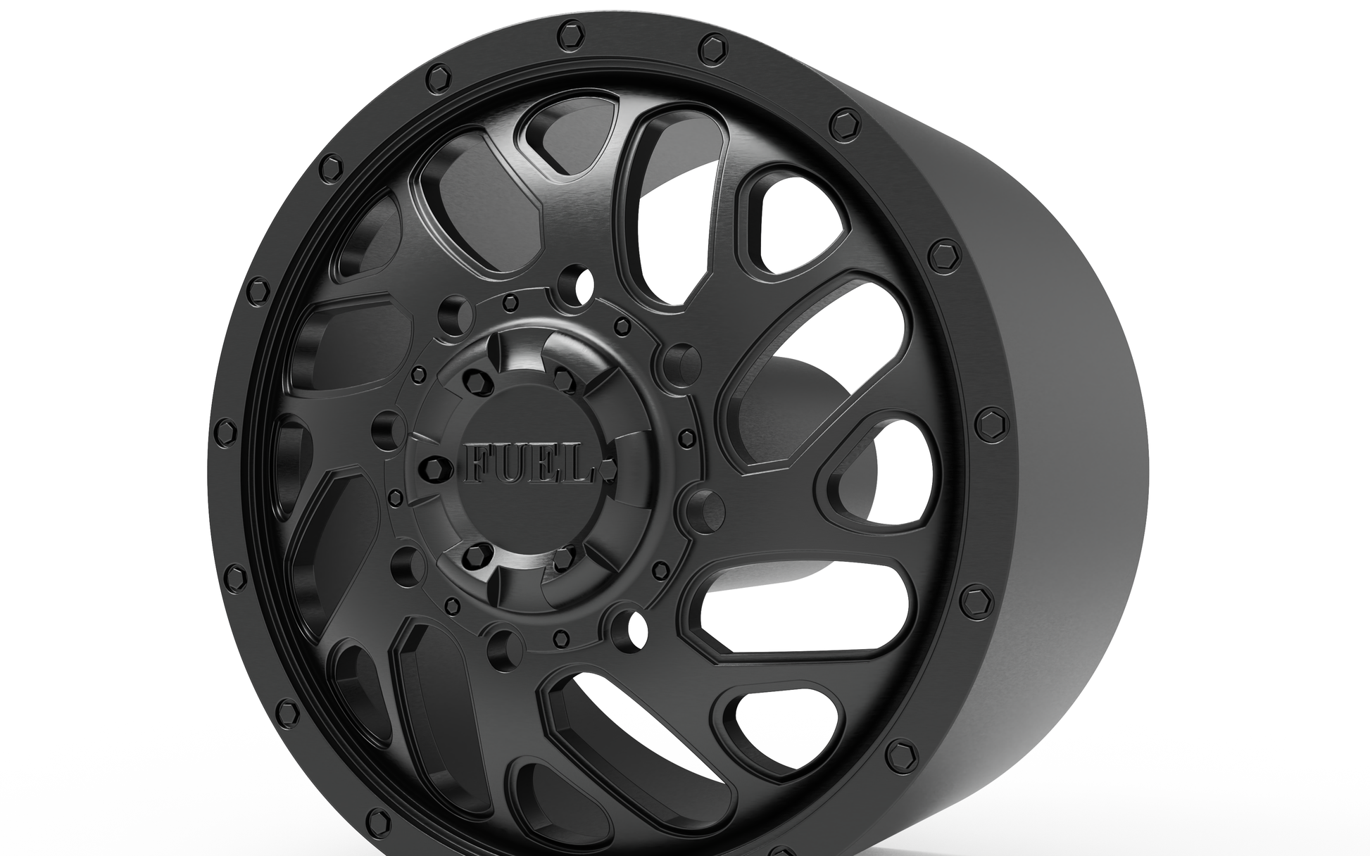 STL FILE BLACK RHINO front triton dually WHEEL 3D MODEL - ARTISTIT