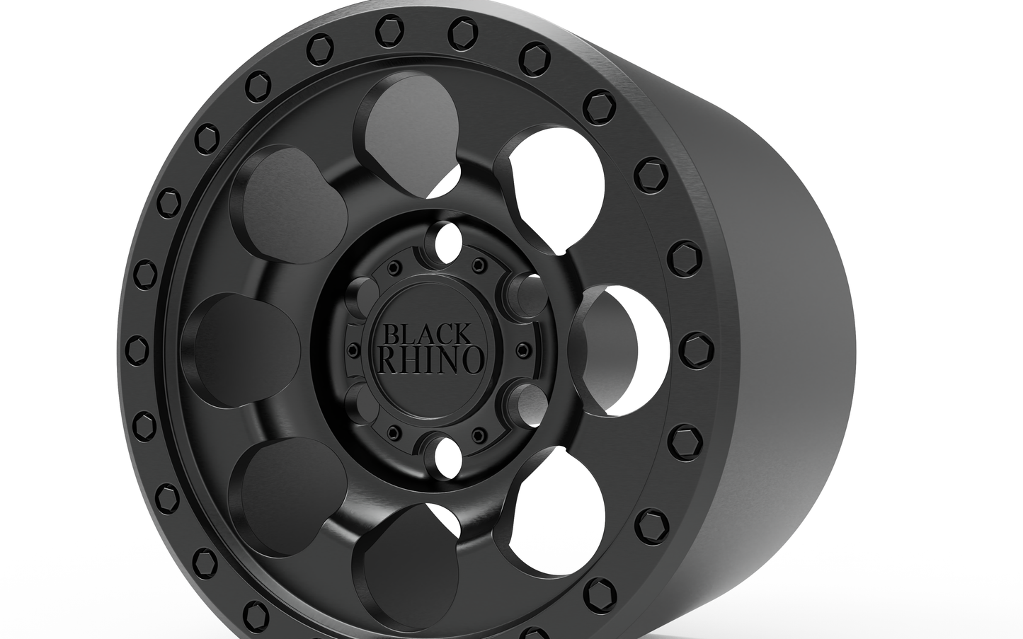 STL FILE BLACK RHINO riot beadlock WHEEL 3D MODEL - ARTISTIT