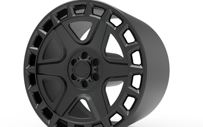 STL FILE BLACK RHINO york WHEEL 3D MODEL - ARTISTIT