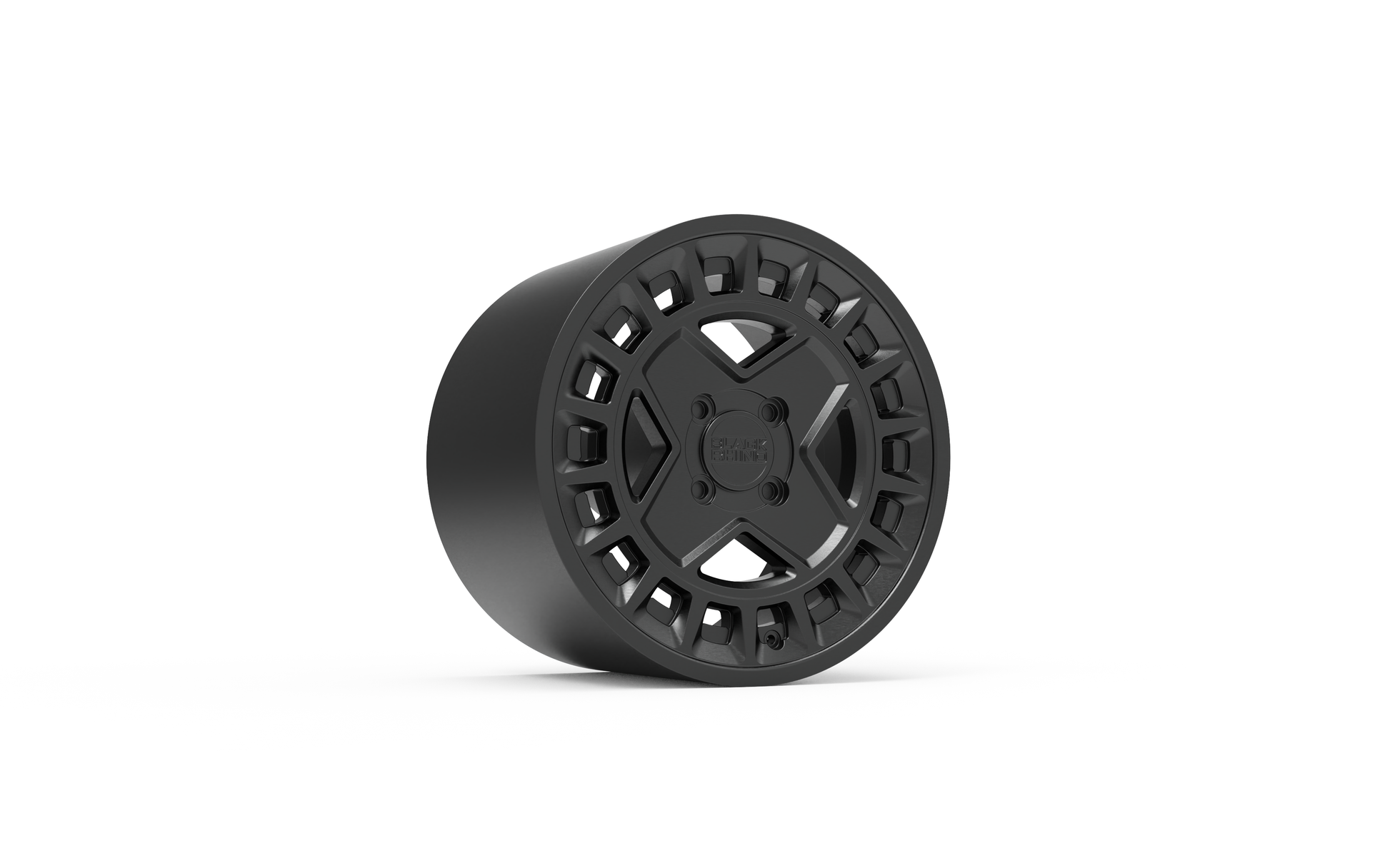 STL FILE BLACK RHINO YORK 4 SPOKES WHEEL 3D MODEL - ARTISTIT