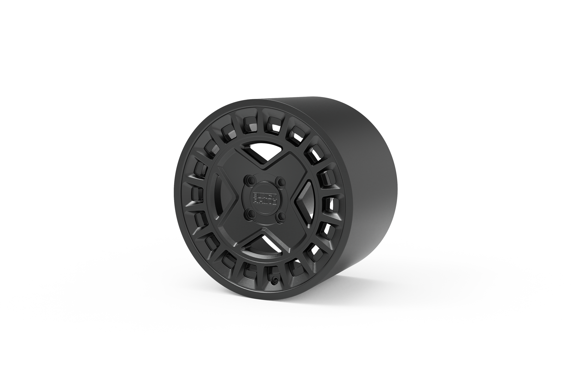 STL FILE BLACK RHINO YORK 4 SPOKES WHEEL 3D MODEL - ARTISTIT