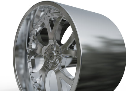 STL FILE ASANTI AF143 WHEEL 3D MODEL - ARTISTIT