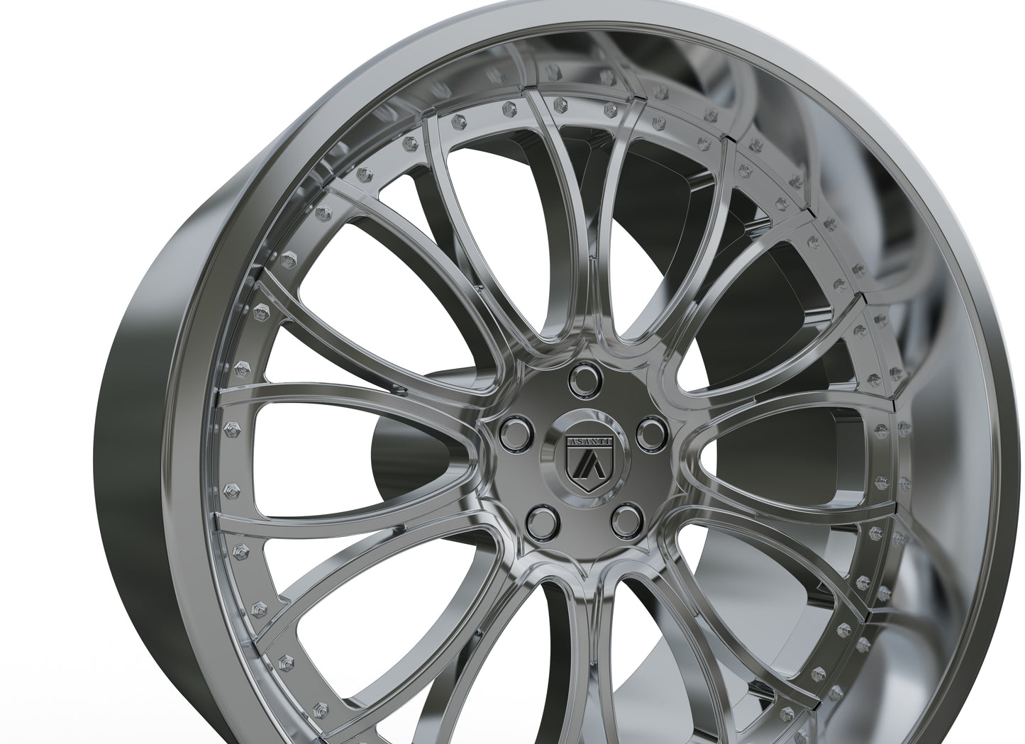 STL FILE ASANTI AF145 WHEEL 3D MODEL - ARTISTIT