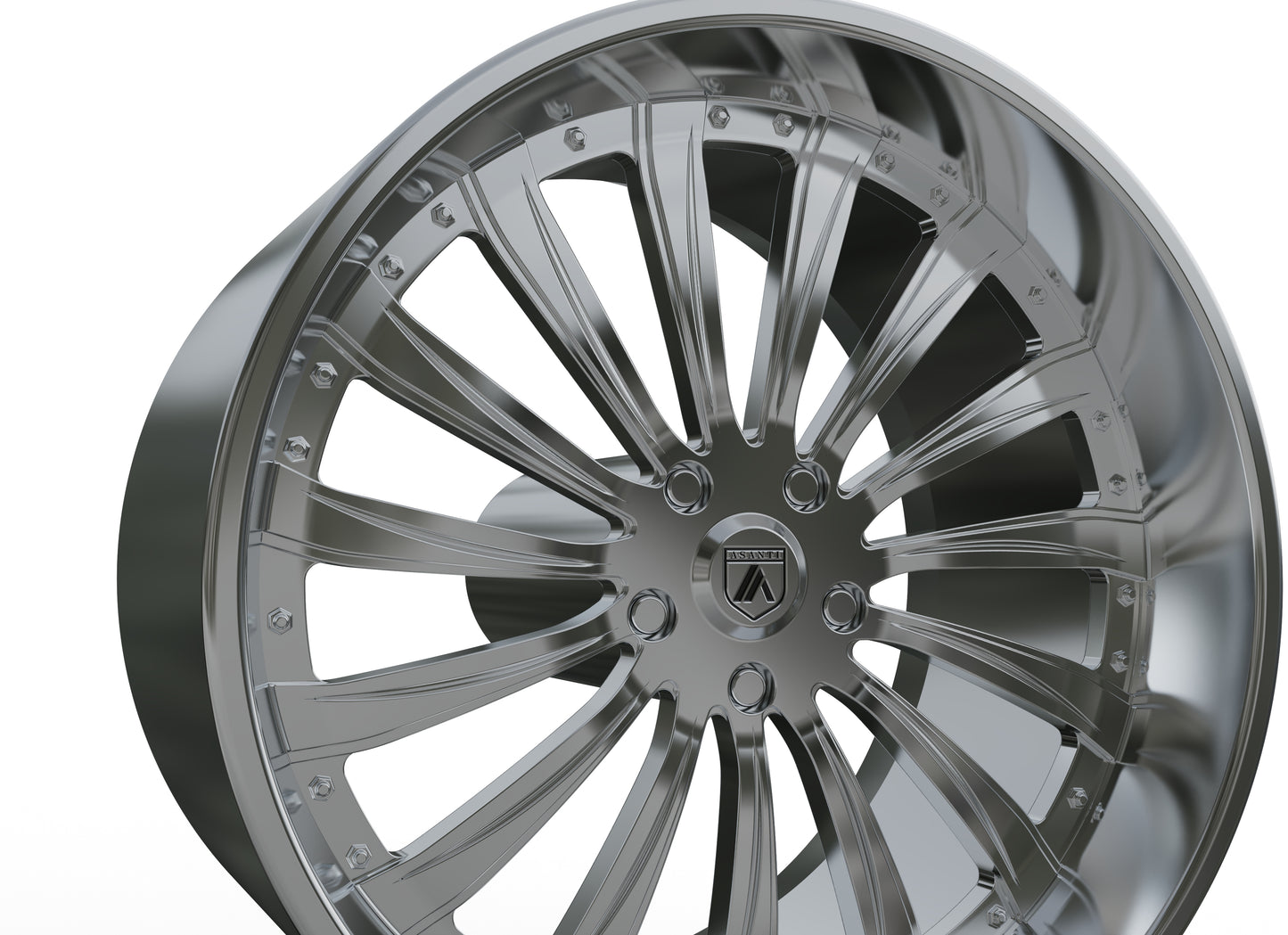 STL FILE ASANTI AF815 WHEEL 3D MODEL - ARTISTIT