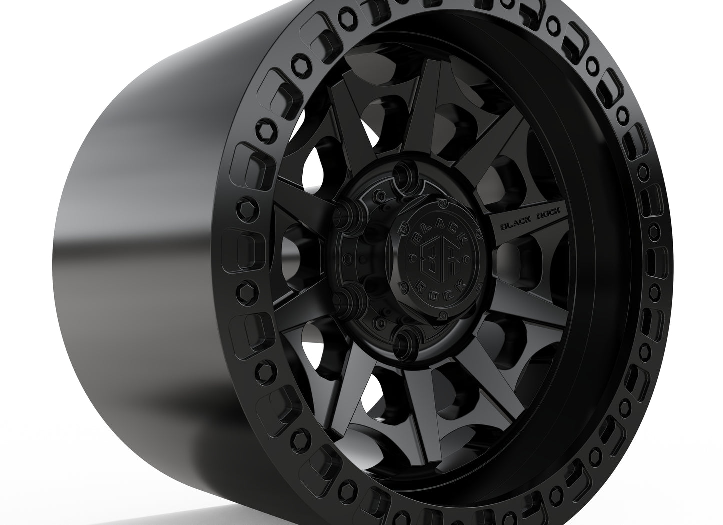 STL FILE BLACK ROCK CAGE WHEEL 3D MODEL - ARTISTIT