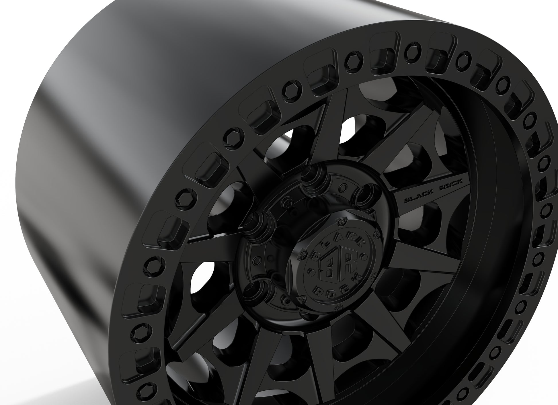 STL FILE BLACK ROCK CAGE WHEEL 3D MODEL - ARTISTIT