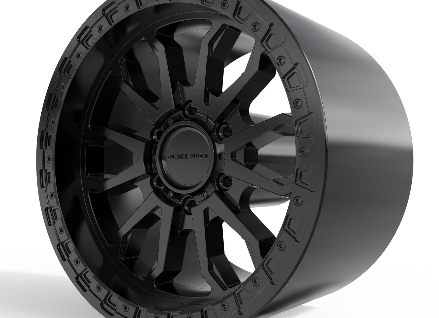 STL FILE BLACK ROCK COBRA WHEEL 3D MODEL - ARTISTIT