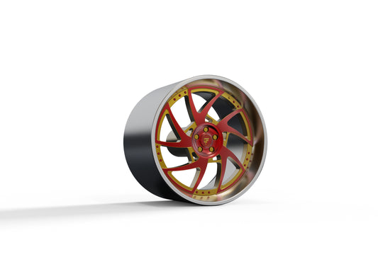 STL FILE CORLEONE carbo STANDARD WHEEL 3D MODEL - ARTISTIT