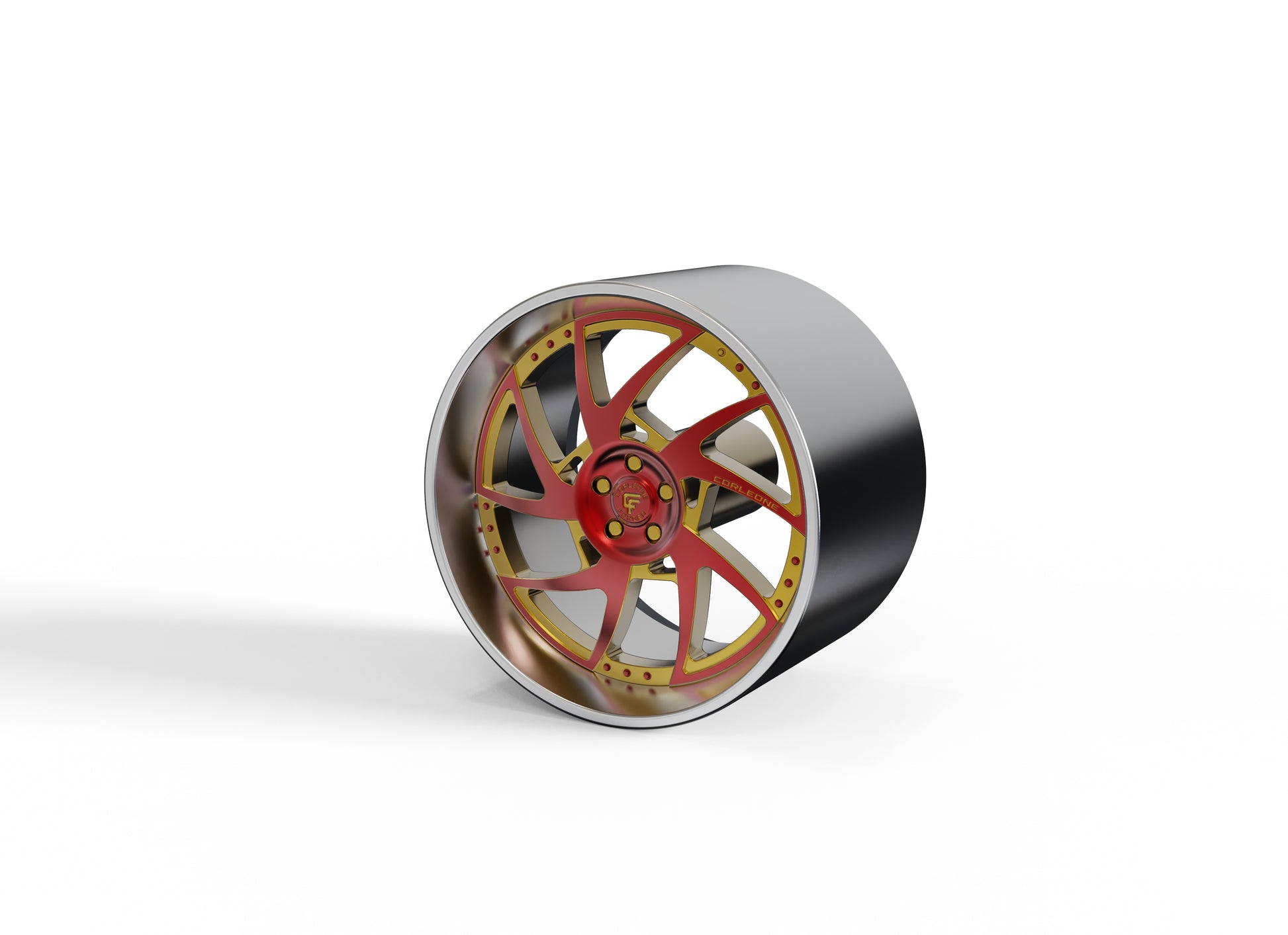 STL FILE CORLEONE carbo STANDARD WHEEL 3D MODEL - ARTISTIT