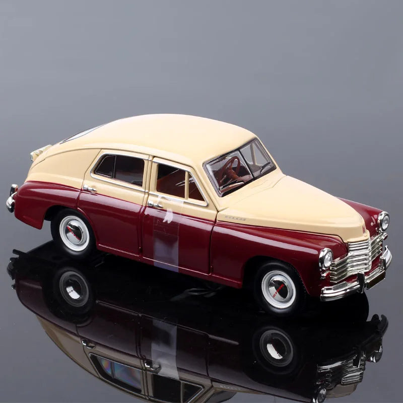 1:24 Scale Russia Soviet Union Gorky Gaz M20 Pobeda Gaz-M20 Sedan - Diecast Vehicles Model - Perfect Gift for Car Enthusiasts - Yatming Road Signature