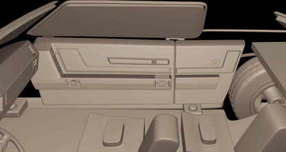 STL FILE Cadillac fleetwood Eldorado Coupe 1968 3d print model - ARTISTIT