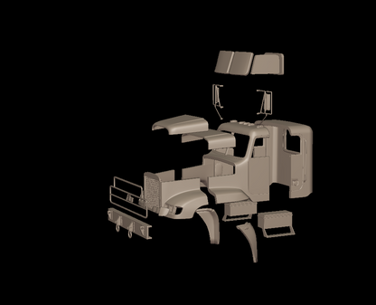 STL FILE Freightliner M916A1 TRUCK 3D PRINT MODEL - ARTISTIT