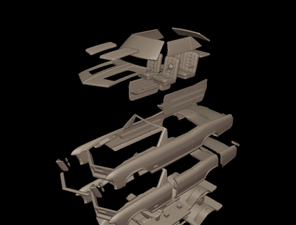 STL FILE george barris CUSTOM 1963 RIVIERA 3d print model - ARTISTIT