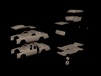 STL FILE custom monte carlo 86 ss 3D PRINT MODEL - ARTISTIT