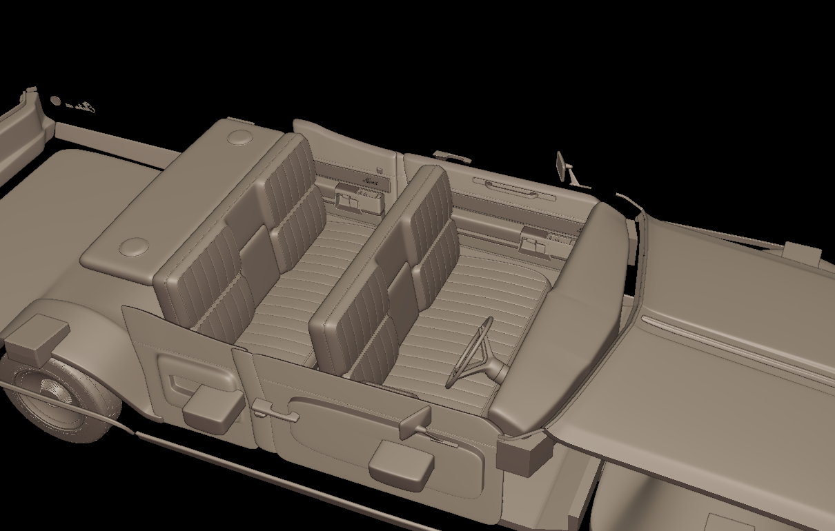 buick electra 225 1968 two doors 3d print model