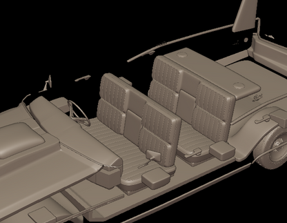 STL FILE custom Buick Electra 225 1968 four doors 3d print model - ARTISTIT