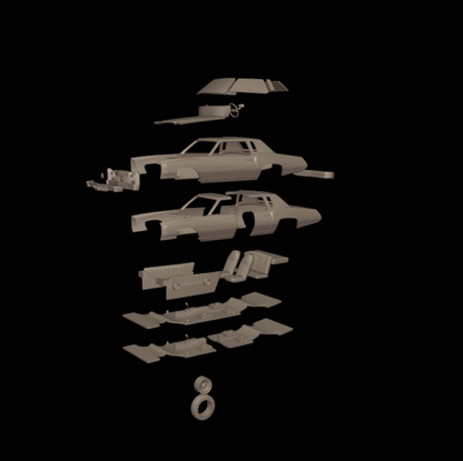 STL FILE CHEVROLET MONTE CARLO 1974 3D PRINT MODEL - ARTISTIT