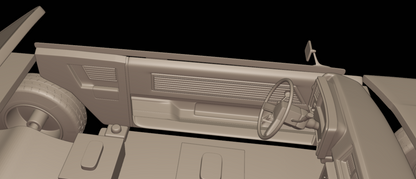 STL FILE CHEVROLET MALIBU CLASSIC 1981 TWO DOORS 3D PRINT MODEL - ARTISTIT