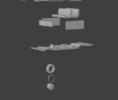 STL FILE 1967 Oldsmobile 88 Delmont 3d print model - ARTISTIT