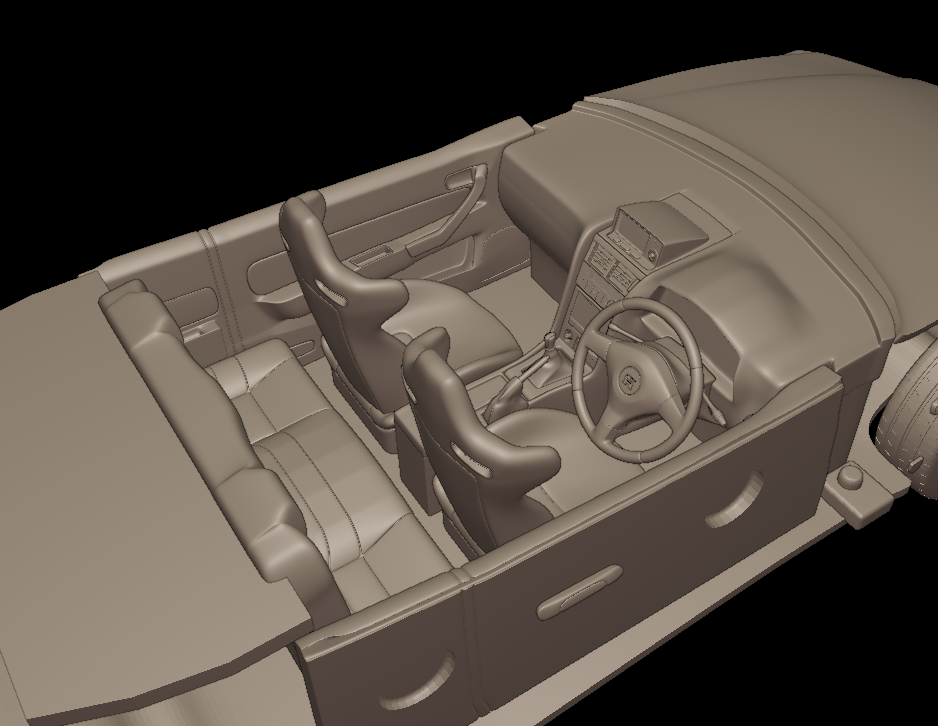 STL FILE 2002 NISSAN SKYLINE R 34 3D PRINT MODEL - ARTISTIT