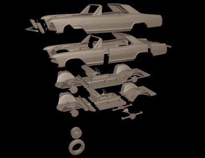 STL FILE george barris CUSTOM 1963 RIVIERA 3d print model - ARTISTIT