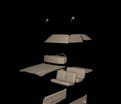 STL FILE chevrolet caprice classic 1975 3d print model - ARTISTIT