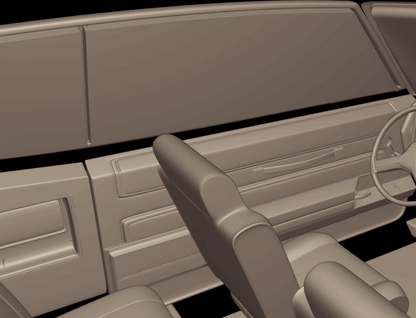 STL FILE chevrolet monte carlo 1978 3d print model - ARTISTIT