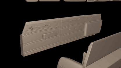 STL FILE Cadillac 75 Fleetwood Limousine 1953 3d print model - ARTISTIT