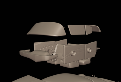 STL FILE chevrolet biscayne 2 door sedan 1958 3d print model - ARTISTIT