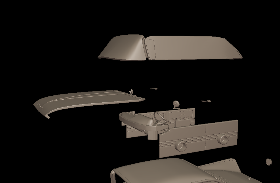 STL FILE Buick LeSabre 1959 two doors hardtop 3d print model - ARTISTIT