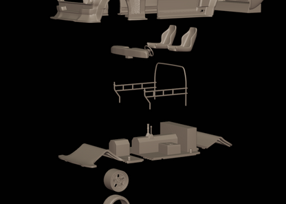 STL FILE Ford Mustang Hoonicorn 3d print model - ARTISTIT
